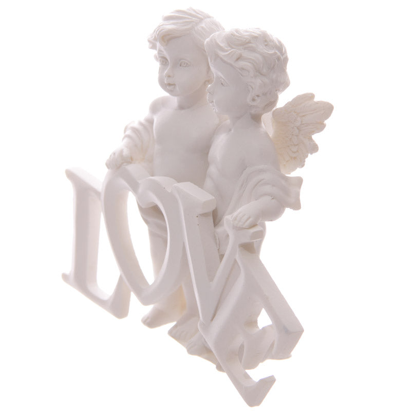 Cute LOVE Letters Cherub Couple