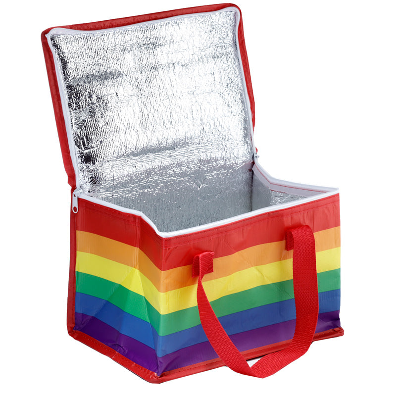 Somewhere Rainbow Flag RPET Picnic Cool Bag