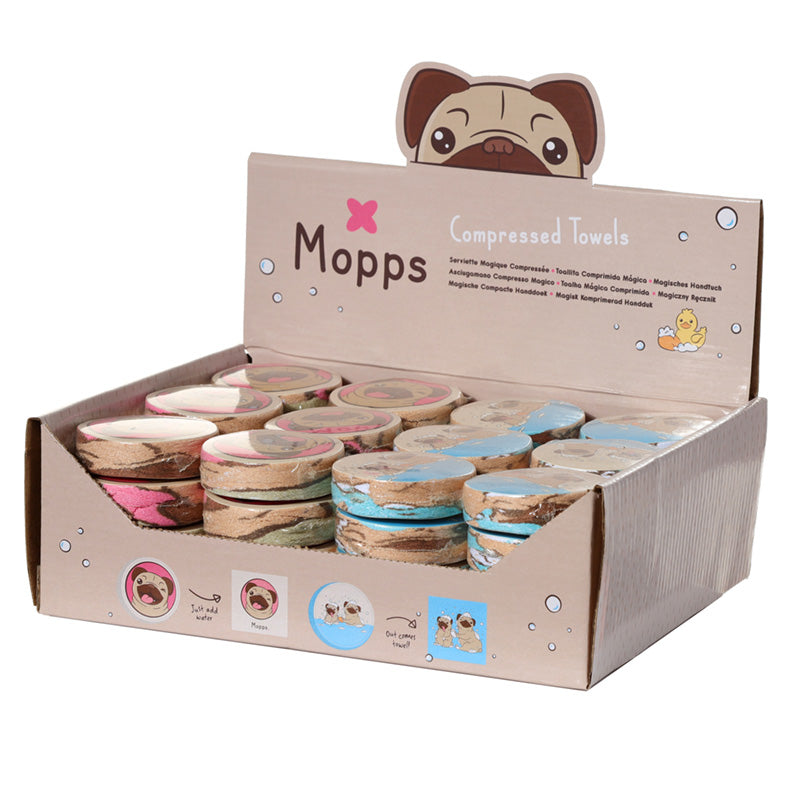 Compressed Travel Towel - Mopps Pug