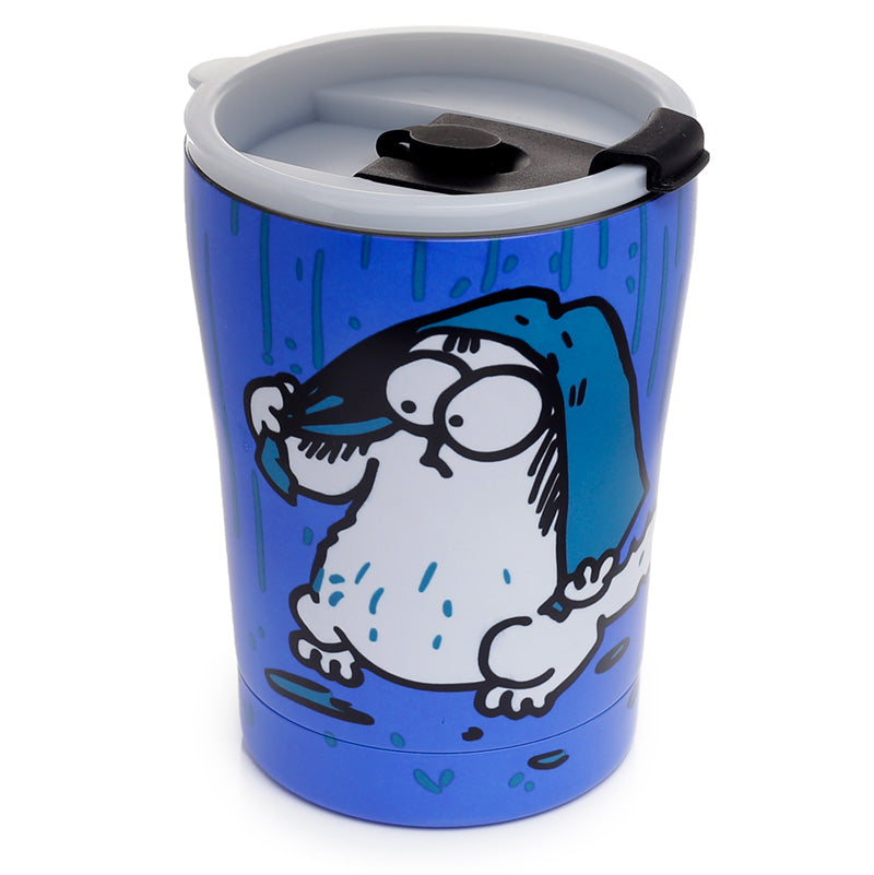 Reusable Stainless Steel Insulated Food  and  Drinks Cup 300ml - Simon's Cat