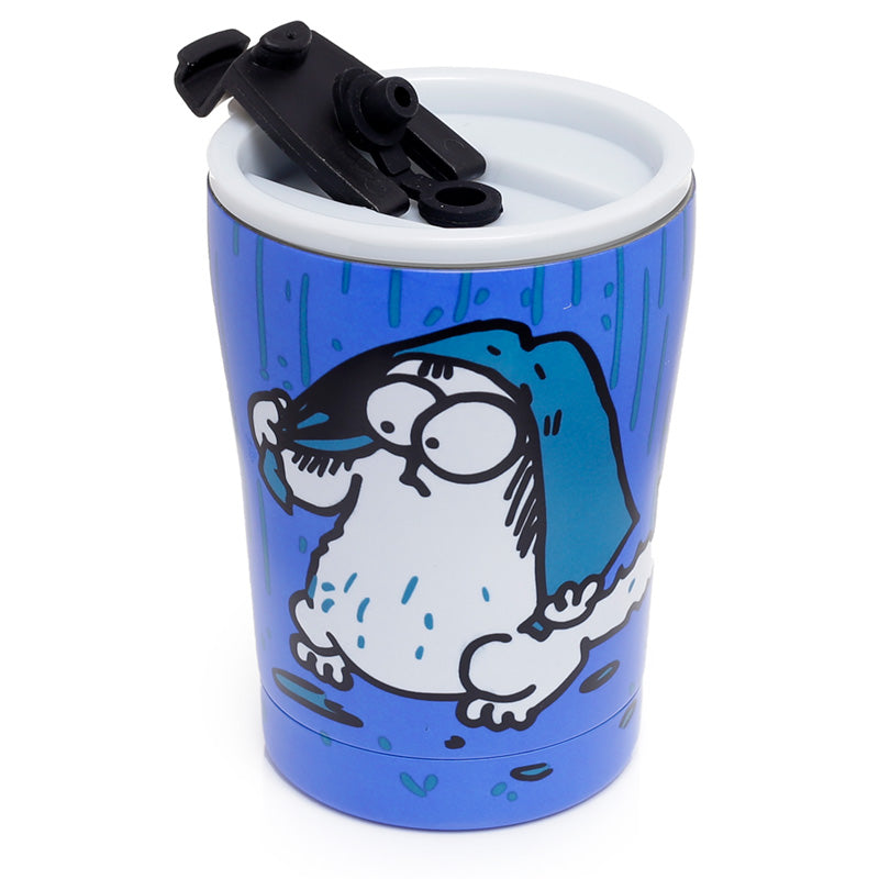 Reusable Stainless Steel Insulated Food  and  Drinks Cup 300ml - Simon's Cat