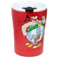 Reusable Stainless Steel Insulated Food  and  Drinks Cup 300ml - Asterix  and  Obelix Red