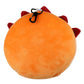 Monstarz Monster Orange Relaxeazzz Plush Round Travel Pillow  and  Eye Mask Set