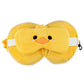 Duck Relaxeazzz Plush Round Travel Pillow  and  Eye Mask Set