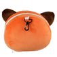 Red Panda Relaxeazzz Plush Round Travel Pillow  and  Eye Mask Set