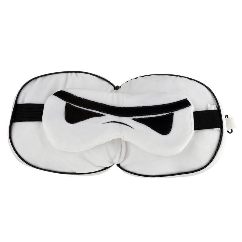 The Original Stormtrooper Relaxeazzz Plush Round Travel Pillow  and  Eye Mask Set