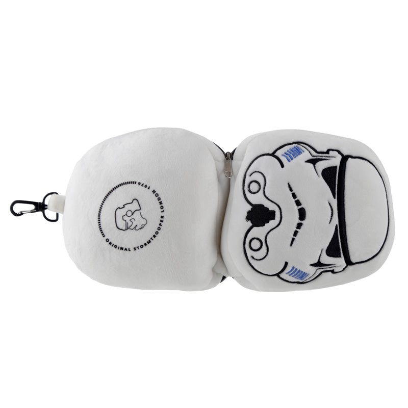 The Original Stormtrooper Relaxeazzz Plush Round Travel Pillow  and  Eye Mask Set