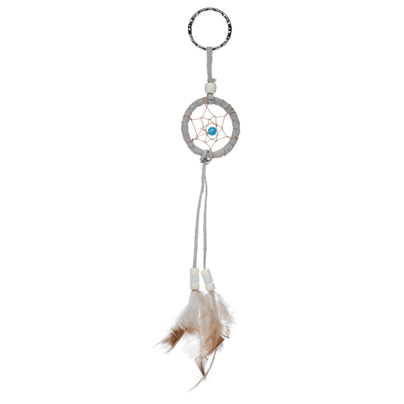 Dreamcatcher Keyring - Mini Feathers with Beads