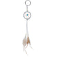 Dreamcatcher Keyring - Mini Feathers with Beads