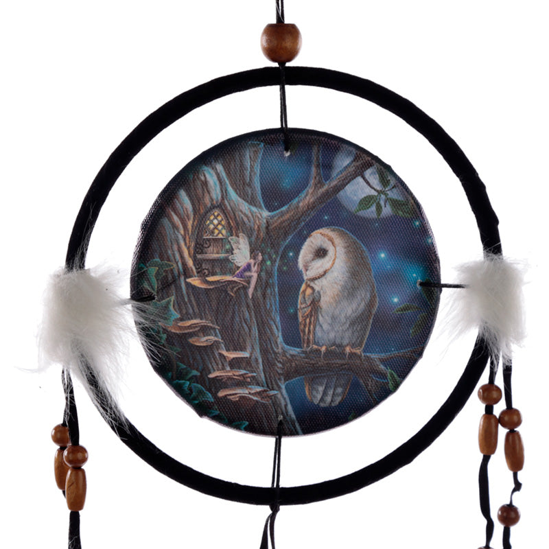 Dreamcatcher (Small) - Lisa Parker Fairy Tales Owl  and  Fairy