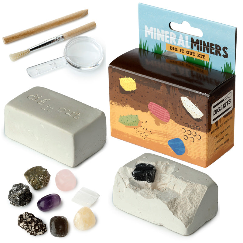 Fun Excavation Dig it Out Kit - Rocks, Minerals  and  Gems