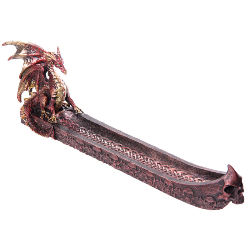 Dark Legends Dragon Incense Ashcatcher Boat