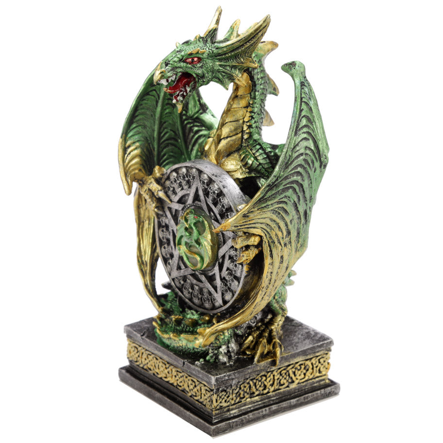 LED Mystical Vortex Dark Legends Dragon Figurine