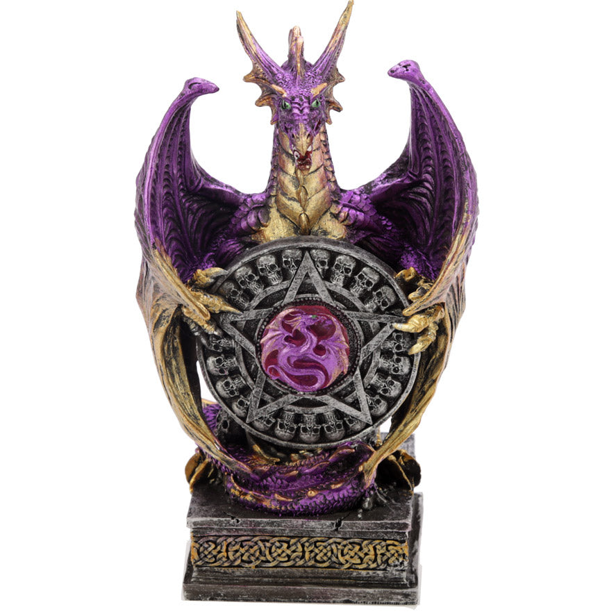 LED Mystical Vortex Dark Legends Dragon Figurine