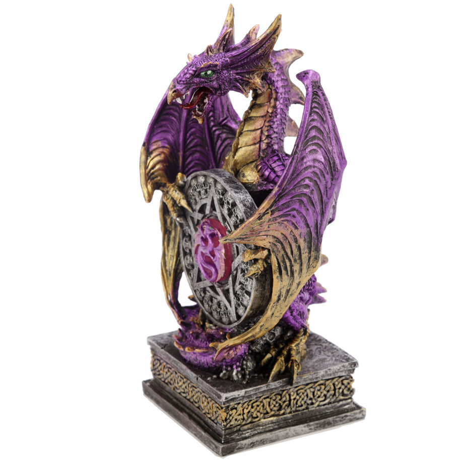 LED Mystical Vortex Dark Legends Dragon Figurine