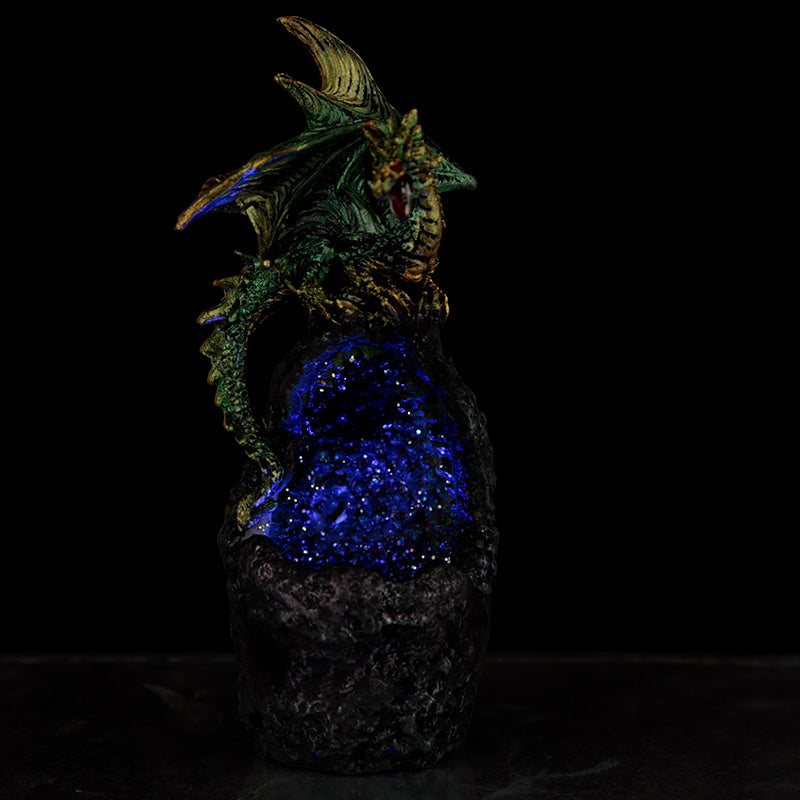 Crystal Cavern LED Dark Legends Dragon Figurine