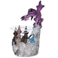 Crystal Ravine Castle Dark Legends Dragon Oil and Wax Burner with Glass Dish