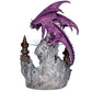 Crystal Ravine Castle Dark Legends Dragon Oil and Wax Burner with Glass Dish