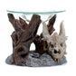 Shadows of Darkness Dragon Skull Oil  and  Wax Burner with Glass Dish