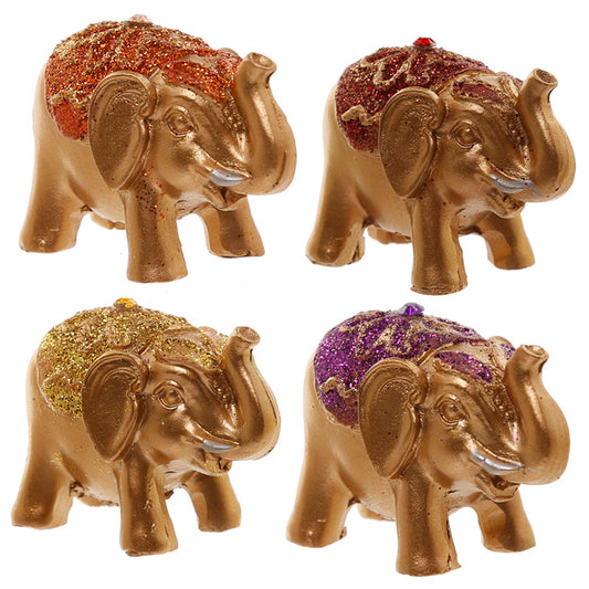 Cute Mini Collectable Glitter Elephant