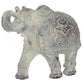 Decorative Thai Brushed White Medium Elephant