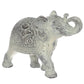 Decorative Thai Brushed White Medium Elephant