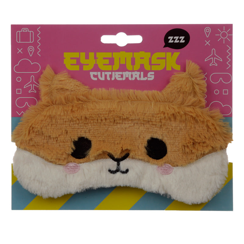 Fun Eye Mask - Plush Hamster