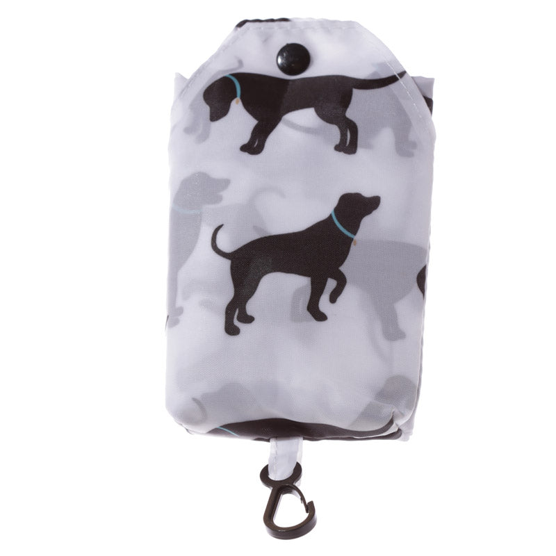 Handy Fold Up Cat  and  Dog Design Shopping Bag with Holder