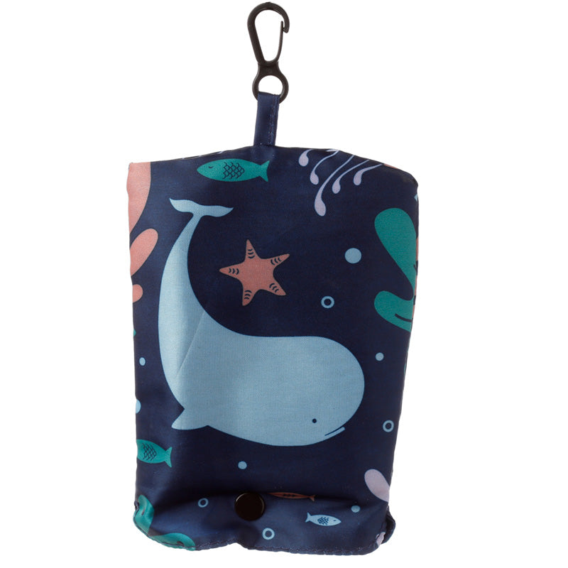 Handy Fold Up Eco Sealife Shopping Bag with Holder