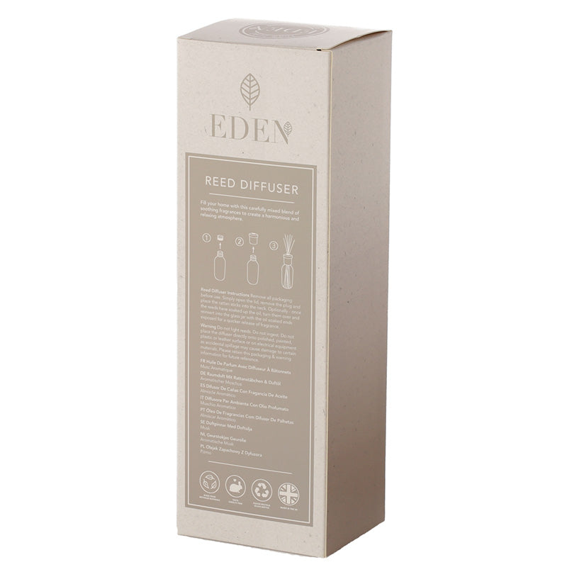 Eden Fragrance Oil Reed Diffuser - Aromatic Musk