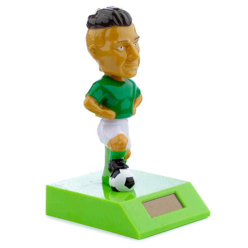 Collectable Green Shirt Footballer Solar Powered Pal