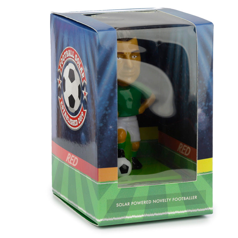 Collectable Green Shirt Footballer Solar Powered Pal