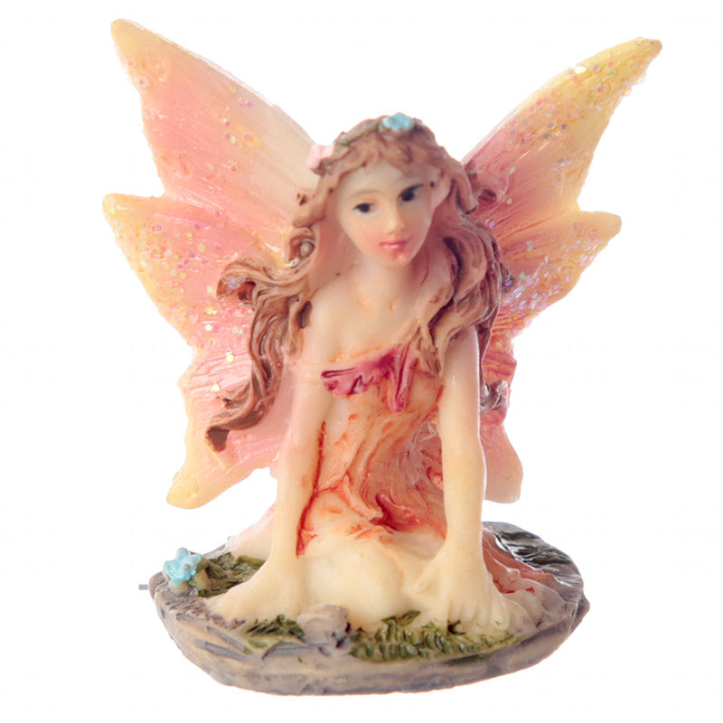 Cute Mini Flower Fairy Figurine in a Gift Bag