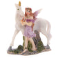 Glitter Flower Fairy Figurine in a Mini Gift Bag