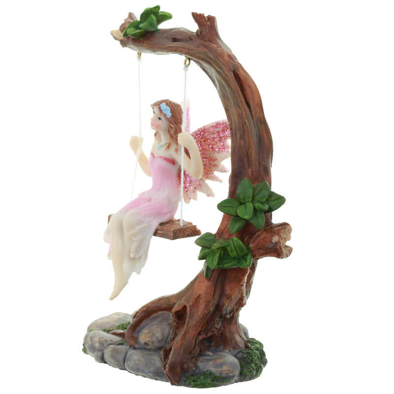 Collectable Flower Fairy Figurine - Swing