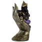 Decorative Purple, Gold  and  Black Ganesh - Lying in Hand