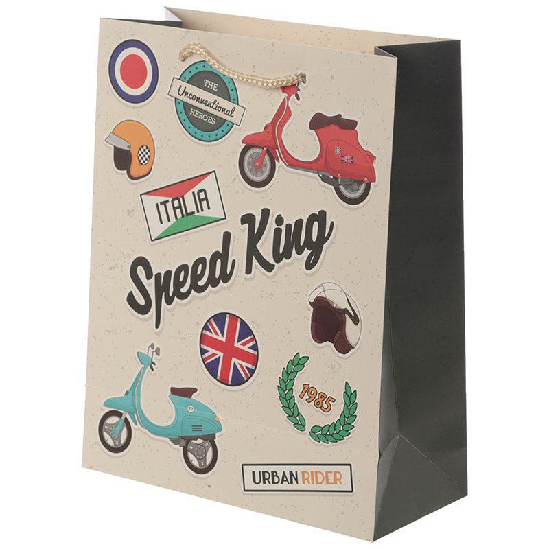 Novelty Scooter Design Large Gift Bag