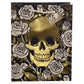 Skulls  and  Roses Metallic Large Gift Bag