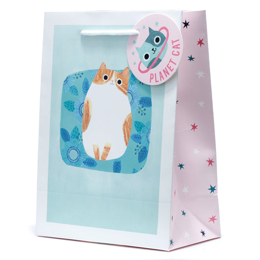 Planet Cat Gift Bag - Medium