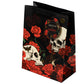 Skulls and Roses Red Roses Medium Gift Bag