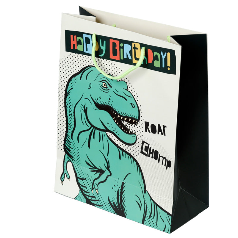 Happy Birthday Dinosauria Large Gift Bag