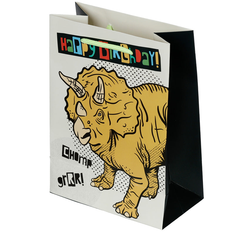 Happy Birthday Dinosauria Medium Gift Bag