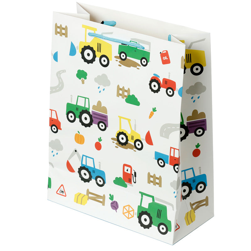 Little Tractors Large Gift Bag