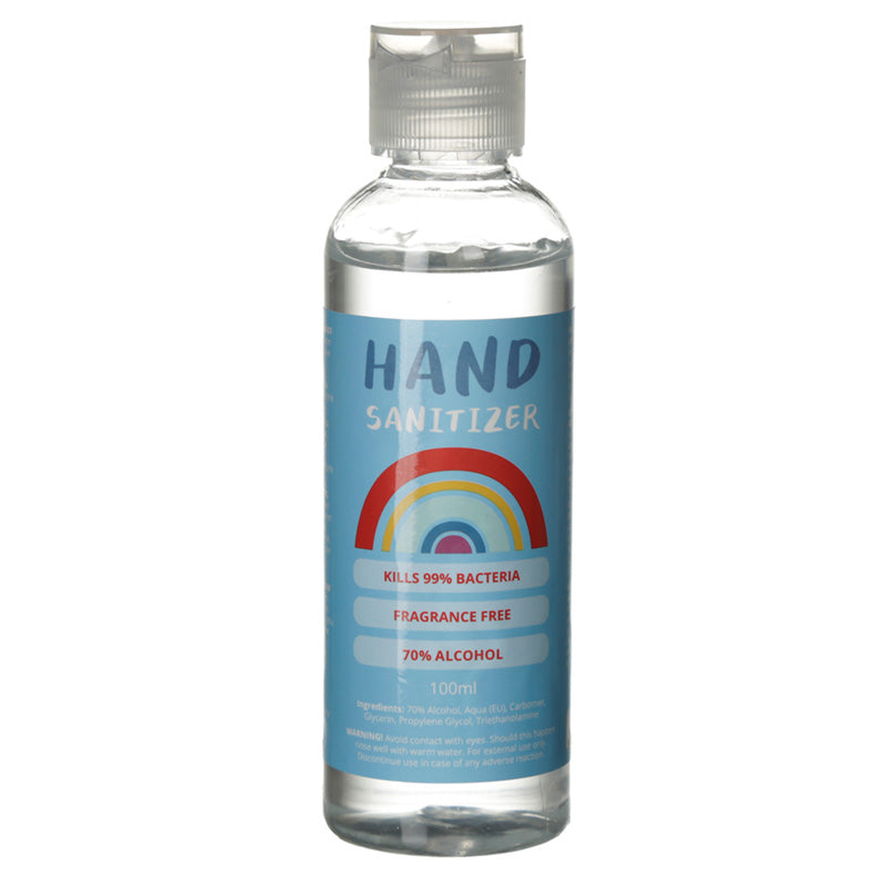 Rainbow Hand Sanitiser Gel 100ml Bottle