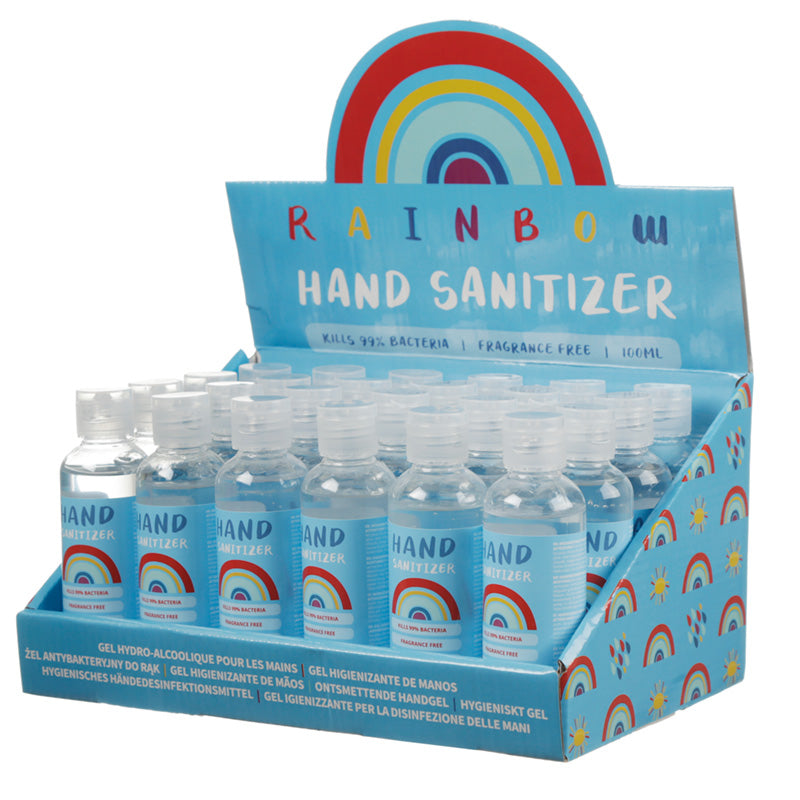 Rainbow Hand Sanitiser Gel 100ml Bottle