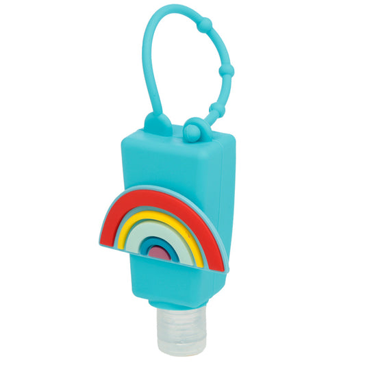 Rainbow Gel Hand Sanitiser and Holder