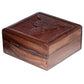 Sheesham Wood Carved Thai Buddha Trinket Box