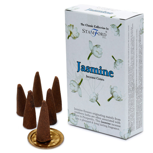 Stamford Hex Incense Cones - Jasmine