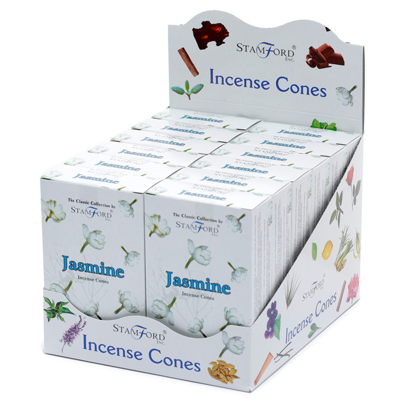 Stamford Hex Incense Cones - Jasmine