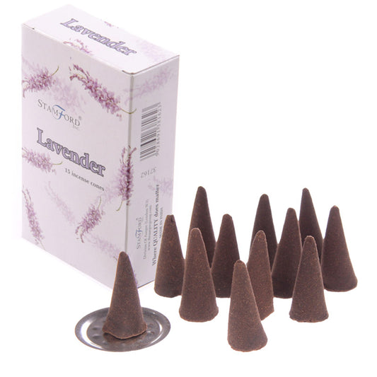 Stamford Hex Incense Cones - Lavender